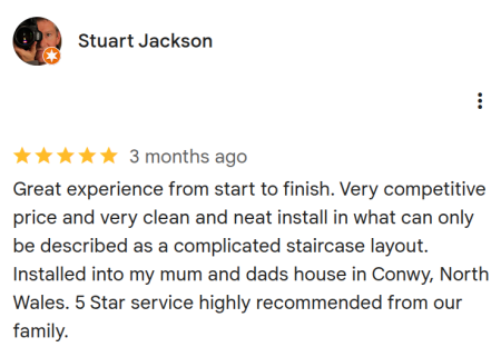 Click to view our 5 Star Google Review